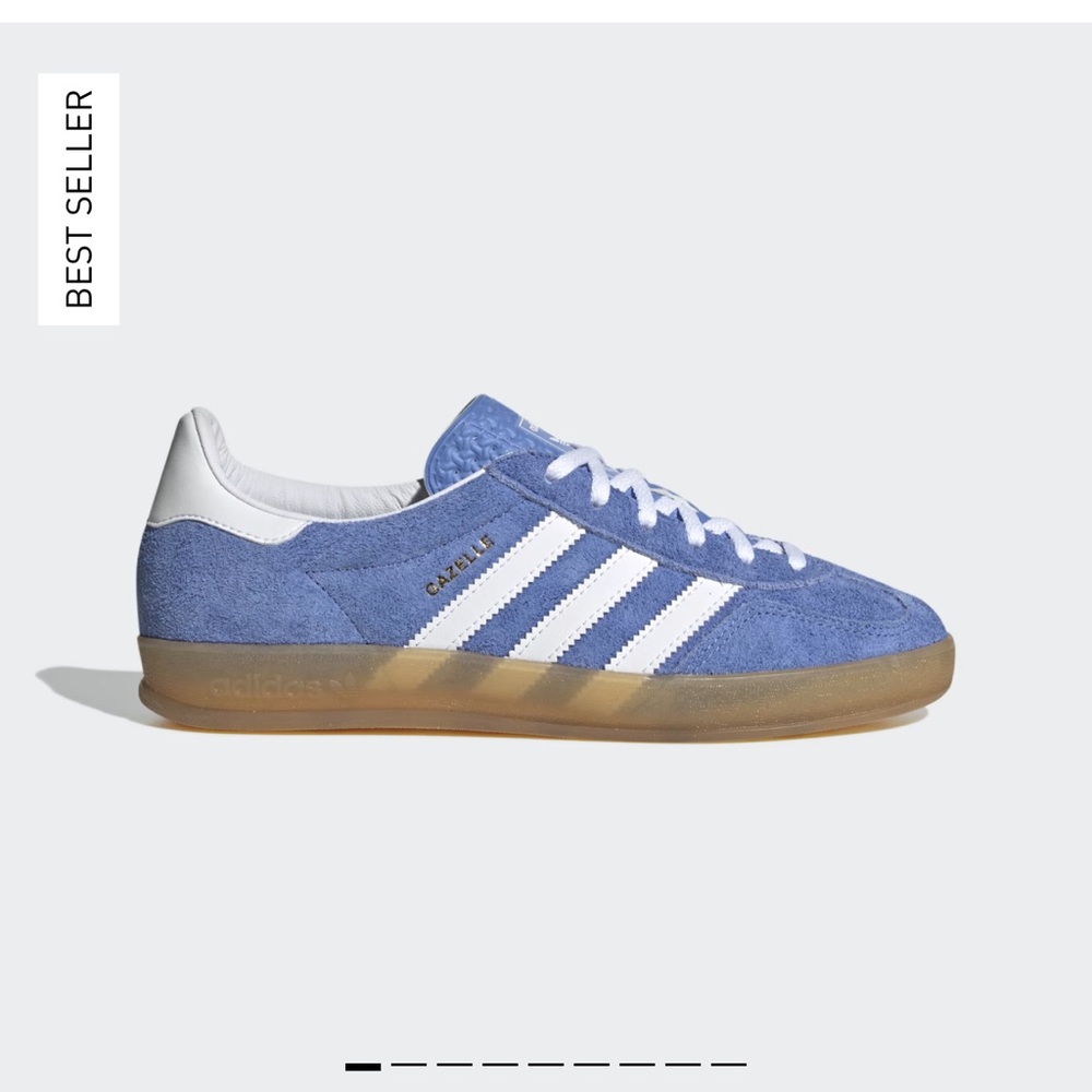 Adidas Women's Gazelle in Blue Fusion Gum